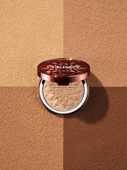 By Terry Tea To Tan Sun Bronzer, Hydrating & Smoothing Skincare-Infused Bronzing Powder, Vegan Formula, 1 Fair Bronze