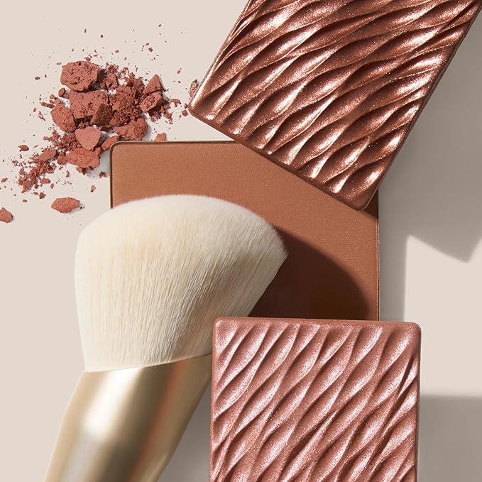 COVER FX Complete Coverage Kit: Total Cover Cream Foundation - Shade T4 + Custom Cover Blending Brush