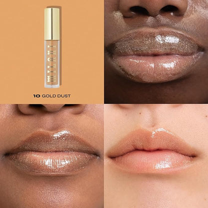 Milani Lip Gloss, Keep It Full Nourishing Lip Plumper with Hyaluronic Acid & Peptides for Soft, Fuller-Looking Lips (0.13 Fl. Oz.) Gold Dust