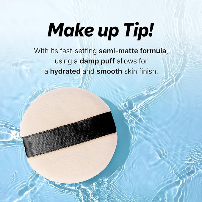 TOUCH IN SOL Pretty Filter Perfect Finish Foundation for Flawless, Natural Look -Lightweight and Full-Coverage Matte Base for All Skin Types -Face Makeup with Natural Ingredients, 1.18 fl.oz. (#4 Tan)