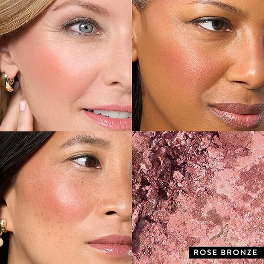 LAURA GELLER NEW YORK Baked Blush-n-Bronze, Rose Bronze and Dual-Ended Blush and Bronzer Brush