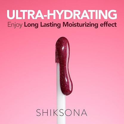 High Shine Lip Gloss | Hydrating, Vegan, High Pigment, Non-Sticky Lipgloss in a Timeless, Universal Color | Sexy Self-Starter (Candy Apple Red)