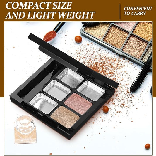 1 Set highlighter empty magnetic palette sample holder Eyeshadow Pallet with Mirror pallet empty eyeshadow pans blush cosmetic Packing box eyeshadow palette