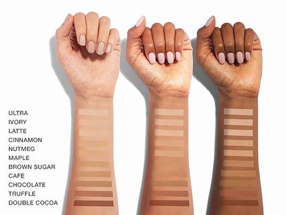 bellapierre Compact Mineral Foundation SPF 15 | Vegan & Cruelty Free Natural Makeup | Full Coverage Matte Foundation | Hypoallergenic | Oil & Talc Free - 0.35 Oz - Maple