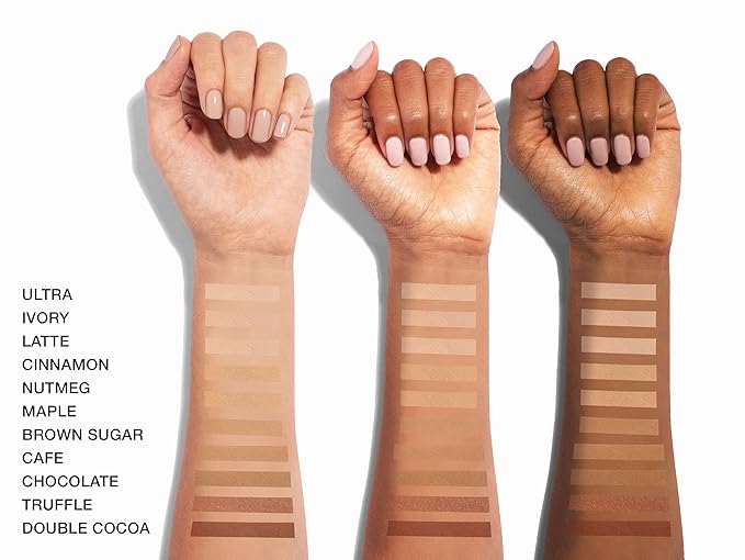 bellapierre Compact Mineral Foundation SPF 15 | Vegan & Cruelty Free Natural Makeup | Full Coverage Matte Foundation | Hypoallergenic | Oil & Talc Free - 0.35 Oz - Latte