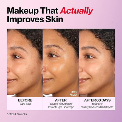 Revlon Illuminance Tinted Serum, Triple Hyaluronic Acid, Evens Out Skin Tone Over Time and Hydrates All Day, SPF 15, 509 Sandalwood, 0.94 fl oz.