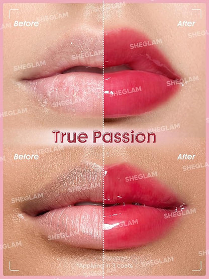 SHEGLAM Booster Shine Plumping Lip Gloss-True Passion