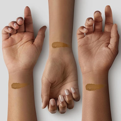 Makeup Revolution Conceal and Define Foundation, Full Coverage & Matte Finish, F14.7 for Dark Skin Tones, Vegan & Cruelty-Free, 0.7 Fl Oz