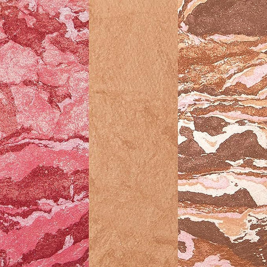LAURA GELLER NEW YORK Baked to Go Trio: Balance-n-Brighten Foundation, Golden Medium + Blush-n-Balance Blush, Tropic Hues + Bronze-n-Brighten Bronzer, Medium - Travel Size