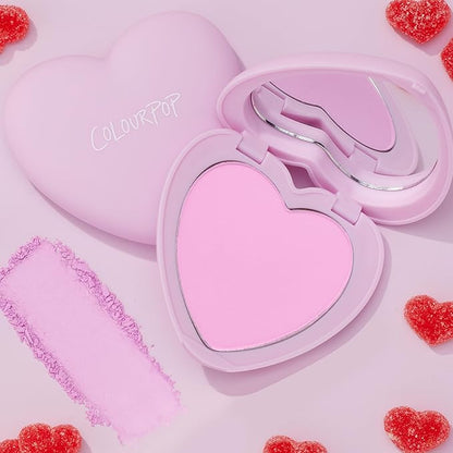 ColourPop Silky Powder Blush - Long-Wear Blush for Cheeks with Medium-Buildable Coverage - Leaves Skin with a Soft, Matte Finish - Cupid's Bow (0.16 oz)