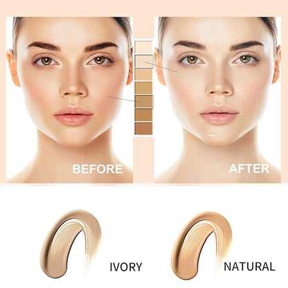 Cc Cream Self Adjusting for Mature Skin,Skin Tone Adjusting CC Cream SPF 50,for Older Women-1.01 oz(1PCS)