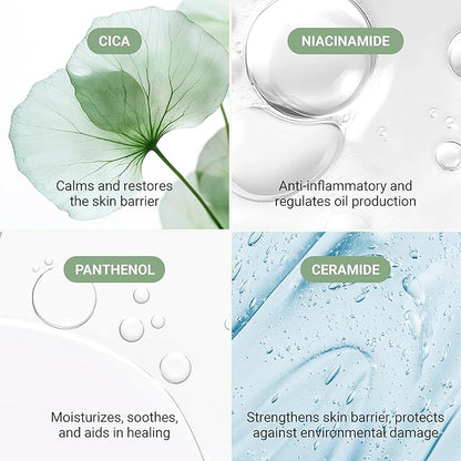 Meebak Cica Redness Solution Cream | Redness Relief for Face | Green Color-Corrector | BB Cream for Sensitive Skin | Green Color Corrector - Fair to Medium Skin