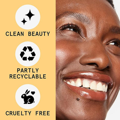 Beauty Pie Wondergloss Collagen Lip Oil + (Nude Nectar) – Hydrating, Plumping, Non-Sticky Gloss with Collagen AC Micro-Vectors & Cherry Oils