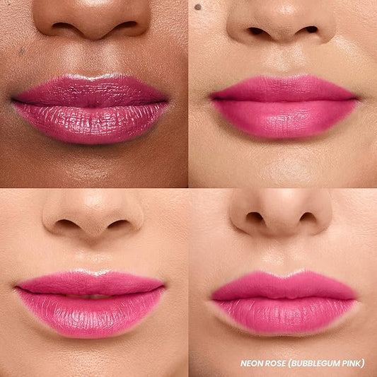 Wonderskin Wonder Blading Lip Stain Peel Off Masque - Long Lasting, Waterproof and Transfer Proof Pink Lip Tint, Matte Finish Peel Off Makeup (Neon Rose Masque)