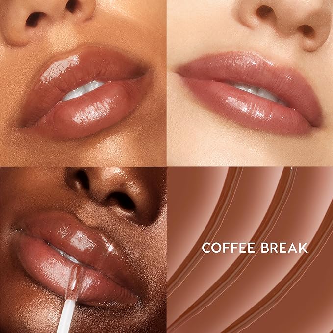 ColourPop Ultra Glossy Lip Gloss - High-Shine, Non-Sticky & Hydrating Lip Gloss with a Flexible Paddle Applicator - Sheer, Pearlized, Crème & Clear Finishes - Coffee Break (0.11 oz)