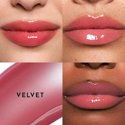 Women's Forget The Filler Lip Plumper Line Gloss, Velvet, Pink, 0.11 Fl Oz (Pack of 1)