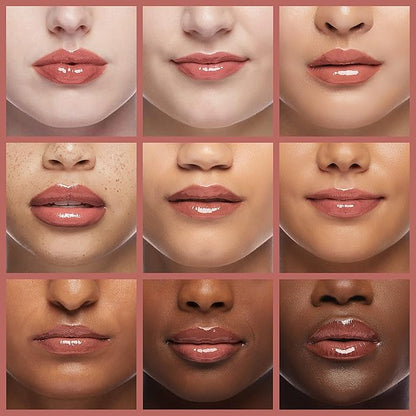 Rimmel Stay Glossy Lip Gloss - Non-Sticky and Lightweight Formula for Lip Color and Shine - 135 Sippin, .18oz
