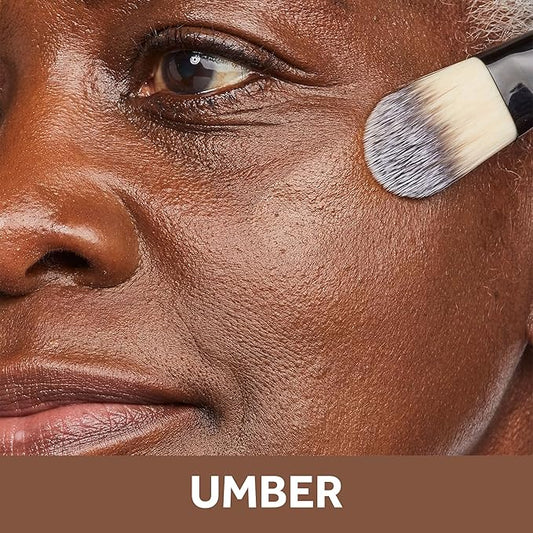 No7 Lift & Luminate Triple Action Serum Foundation - Liquid Makeup with SPF 15 for a Dewy, Glowy Base - Radiant Formula for Mature Skin - Umber (1 Fl Oz)