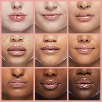 Milani Lip Gloss, Keep It Full Nourishing Lip Plumper with Hyaluronic Acid & Peptides for Soft, Fuller-Looking Lips (0.13 Fl. Oz.) Prismatic Peach