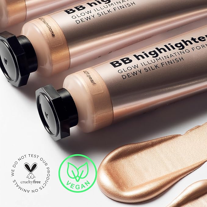 Dewy Cream BB Highlighter - Lightweight, Buildable and Luxuriously Glossy with Radiant, Natural-looking, Non-Greasy, Moisturizing, and Long-Lasting Formula for Flawless, Skin-Brightening - 402