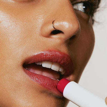 Melixir Vegan Lip Butter #03 Red Velvet(Tinted) (+11 more colors), Bee Free, Petrolatum Free, Deep Nourishing Plant-Based Vegan Chapstick, Lip Balm for Dry, Cracked and Chapped Lips