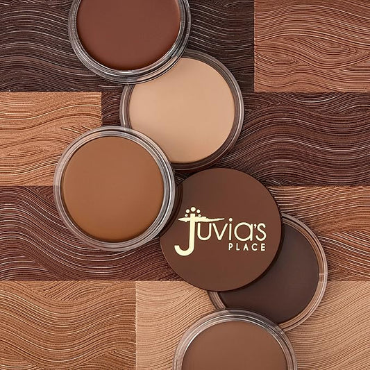 Juvia's Place Bronzed Cream Bronzer - Espresso - Smooth Cream Bronzer Pot for Sun-Kissed Glow & Warmth, Buildable & Blendable Makeup Contour with Long-Lasting Matte Shimmer Finish, Highly Pigmented