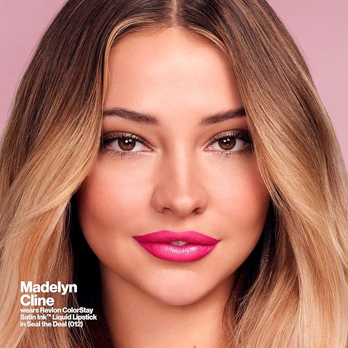 Revlon ColorStay Satin Ink Liquid Lipstick, Longwear Rich Lip Colors, Formulated with Black Currant Seed Oil, 011 Own It, 0.17 fl oz