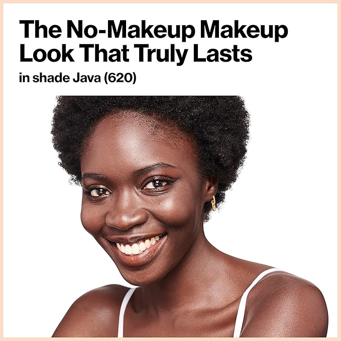 Revlon ColorStay Light Cover Liquid Foundation, Hydrating Longwear Weightless Makeup with SPF 35, Light-Medium Coverage for Blemish, Dark Spots & Uneven Skin Texture, 620 Java, 1 fl. oz.