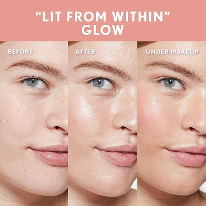CoverGirl TruBlend Skin Enhancer, Opal Glow, Luminizer, Healthy-Looking Glow, Flexible Coverage, Clean & Vegan, Water-Based Formula, For All Skin Tones, 0.81oz
