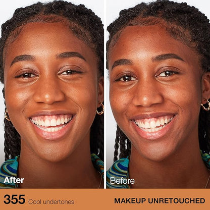 Maybelline Fit Me Dewy + Smooth Liquid Foundation Makeup, Coconut, 1 Count (Packaging May Vary)
