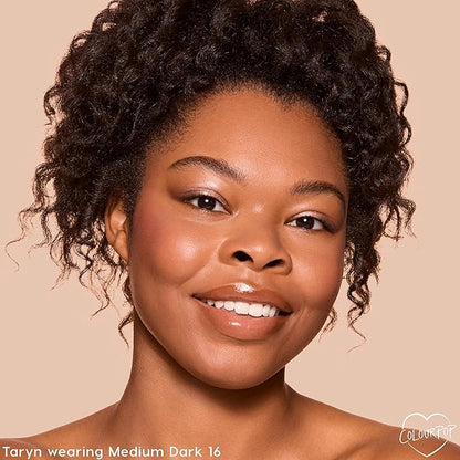 ColourPop Pretty Fresh Tinted Foundation Stick - Balm to Cream Foundation with Light to Medium Coverage - Infused with Hydrating Hyaluronic Acid, Peptides & Niacinamide - Medium Dark 16 (0.29 oz)
