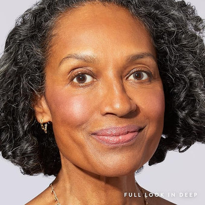 LAURA GELLER NEW YORK 40+ Club Blush-n-Balance 3pc Kit: Baked Balance-N-Brighten Color Correcting Foundation, Deep + Retractable Kabuki Brush + Baked Blush-N-Brighten, Tropic Hues