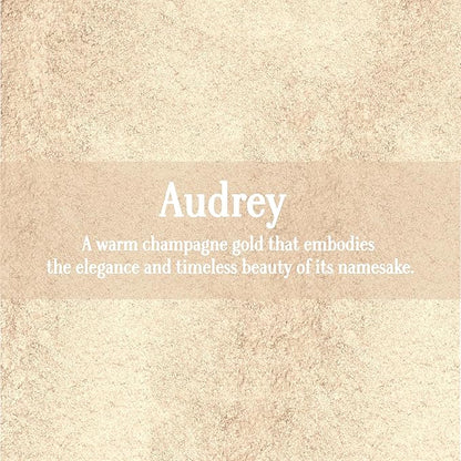 Gerard Cosmetics Star Powder Highlighter Audrey, Champagne Gold Highlighter Makeup for Glowing Skin, Professional Mineral Facial Luminizer, Cruelty Free, Made in the USA
