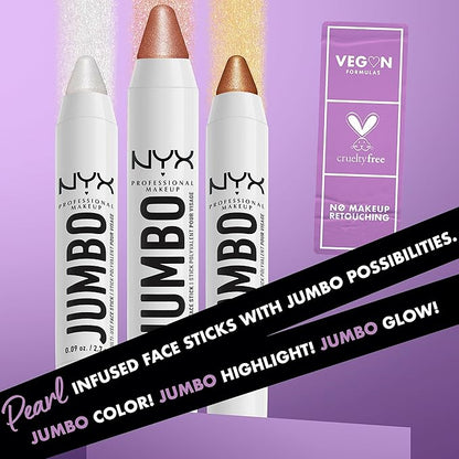 NYX PROFESSIONAL MAKEUP, Jumbo Multi-Use Face Highlighter Stick - Coconut Cake