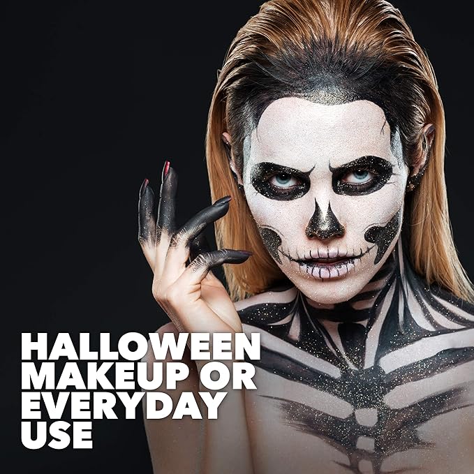 MANIC PANIC Goth White Cream to Powder Foundation and White Pressed Powder Bundle