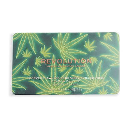 Makeup Revolution, Forever Flawless, Eyeshadow Palette, Chilled Vibes, 19.8g