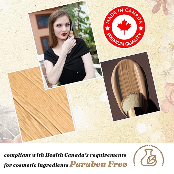 EQUALITY HI-DEF Foundation, Water resistant, Medium to Full coverage, Dewy finish non-matt, 12 hour wear Shine control, Cruelty Free, Paraben Free, 18ml/0.61 US Fl Oz - N45