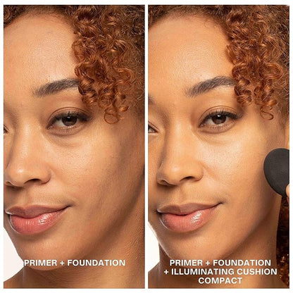 ANNA SUI - Illuminating Cushion Compact 01 - Case and Sponge Included - Universal Shade - Moisturizes and Refines Skin - Creates a Glossy Skin - 0.28 oz.