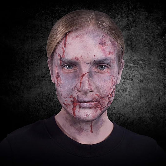 12-Color Zombie Alcohol-Activated Palette, Professional Quick Drying Waterproof SFX Makeup for the Stage, Film, Halloween, & Cosplay
