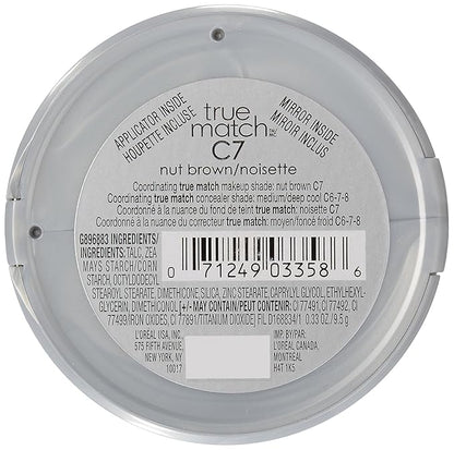 L'Oreal True Match Powder, Nut Brown [C7], 0.33 oz