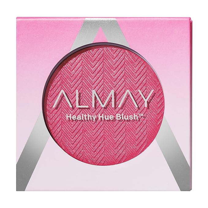 Almay Blush, Face Makeup, High Pigment Powder, Healthy Hue, Hypoallergenic, 300 Pink Flush, 0.32 Oz