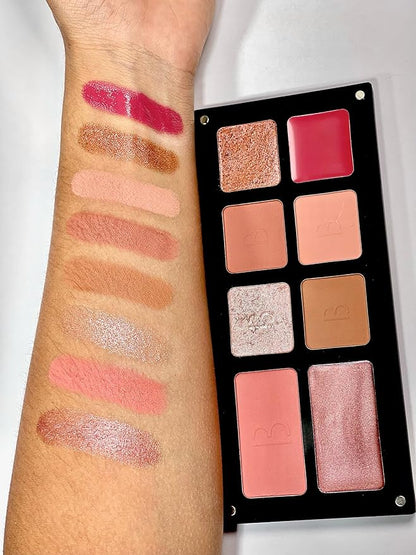 Multi-Effect Palette | All In One Palette | Bianca Makeup | Reusable Magnetic Palette | With Eyeshadows, Lipstick, and Blush | Find the effect you desire | Makeup Palette (Every Day)