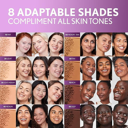 Covergirl Simply Ageless Skin Perfector Essence Foundation, 10 Fair, Tinted Skincare Makeup Hybrid, Sheer Tint, Radiant Finish, Glowy Finish, Vegan Formula, 1.0oz