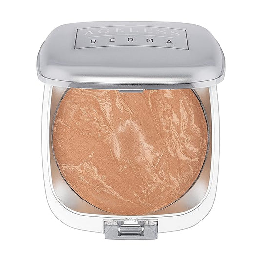 Mineral Baked Foundation Makeup- A Vegan -Paraben - Gluten and Cruelty Free Powder Foundation (Mega Beige)