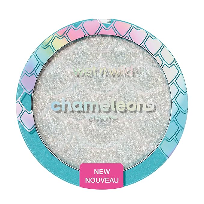 wet n wild Chameleon Chrome Highlighter, Dynamic Color Shift, Liquid-to-Baked Texture, Customizable Luminous Radiance, Cruelty-Free - Venus Swing
