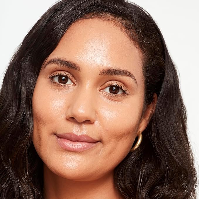 Saie Glowy Super Skin Tint Liquid Foundation - Hydrating Serum Foundation with Lightweight, Medium Coverage - Formulated with Hyaluronic Acid to Hydrate, Brighten and Plump - Shade 17 (1.01 oz)