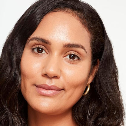 Saie Glowy Super Skin Tint Liquid Foundation - Hydrating Serum Foundation with Lightweight, Medium Coverage - Formulated with Hyaluronic Acid to Hydrate, Brighten and Plump - Shade 17 (1.01 oz)