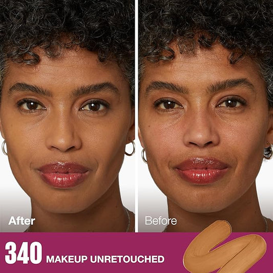 Maybelline Instant Age Rewind Eraser Foundation with SPF 20 and Moisturizing ProVitamin B5, 340, 1 Count