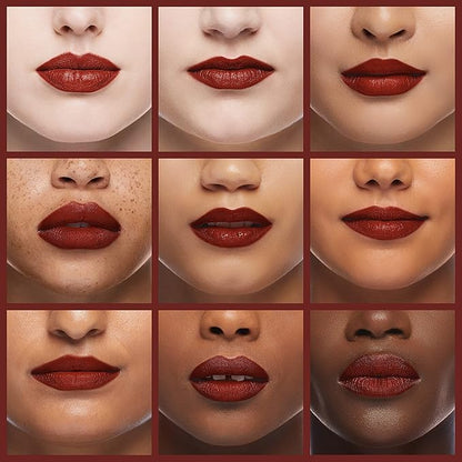 wet n wild Mega Last Matte Lip Color, Semi Matte Hyaluronic Acid Infused, Long Lasting Full Coverage for a Nourishing Pout, Cruelty-Free & Vegan - Sasspot Red
