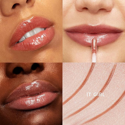 ColourPop Ultra Glossy Lip Gloss - High-Shine, Non-Sticky & Hydrating Lip Gloss with a Flexible Paddle Applicator - Sheer, Pearlized, Crème & Clear Finishes - It Girl (0.11 oz)